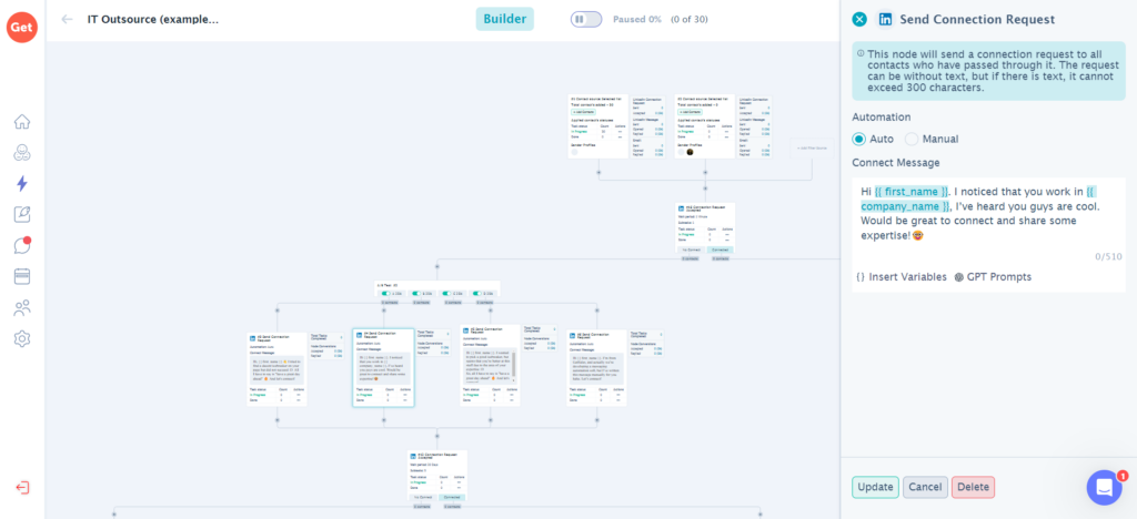 linkedin prospecting tool