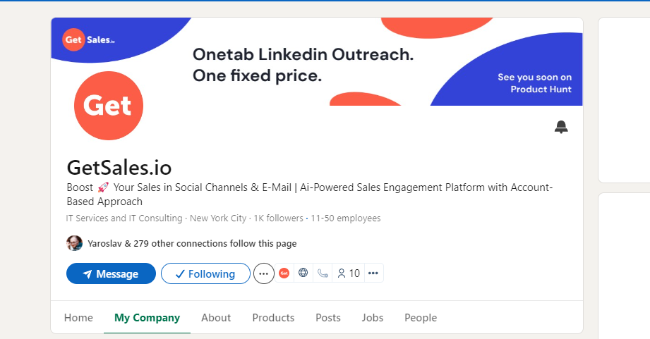 GetSales.io LinkedIn group