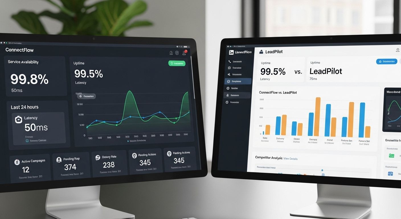 Compare LinkedIn Automation Tools for Service Availability