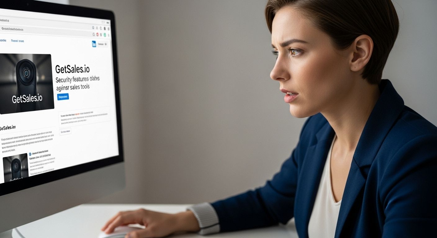 GetSales.io security features compared to other LinkedIn tools