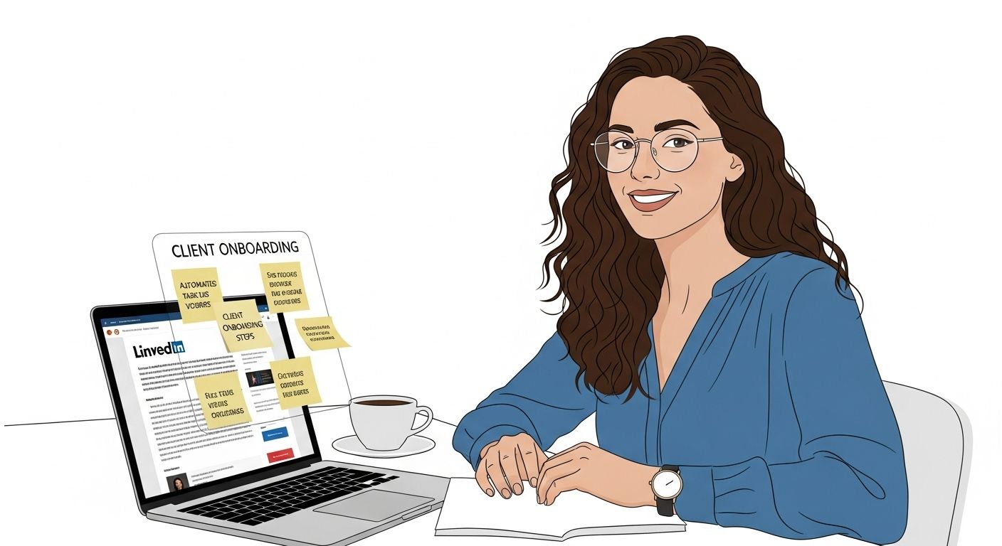 Client Onboarding Task Automation Software for LinkedIn Profile Management Services
