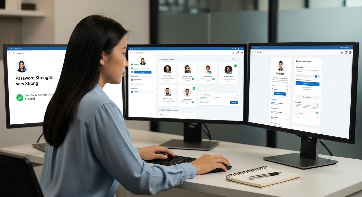 What are the security measures for managing many LinkedIn accounts