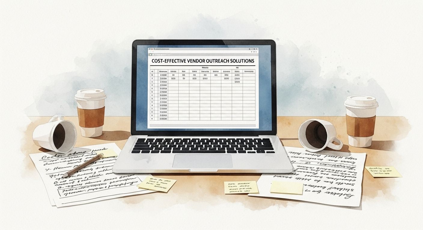 Cost-effective vendor outreach solutions