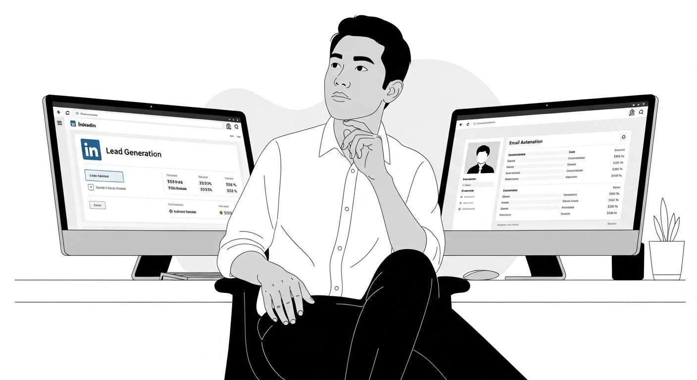 LinkedIn and Email Automation for Lead Generation Comparison