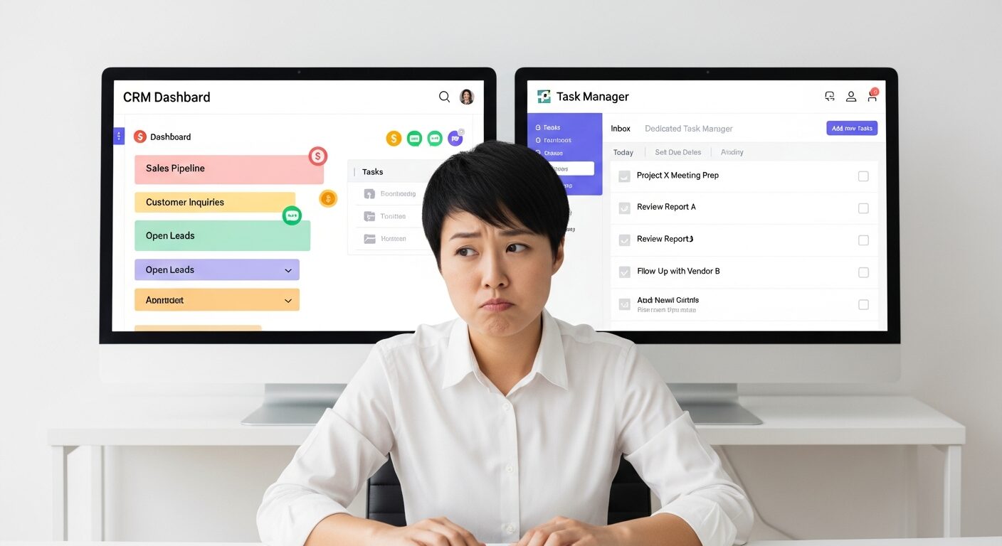 CRM Task Management vs. Dedicated Task Managers