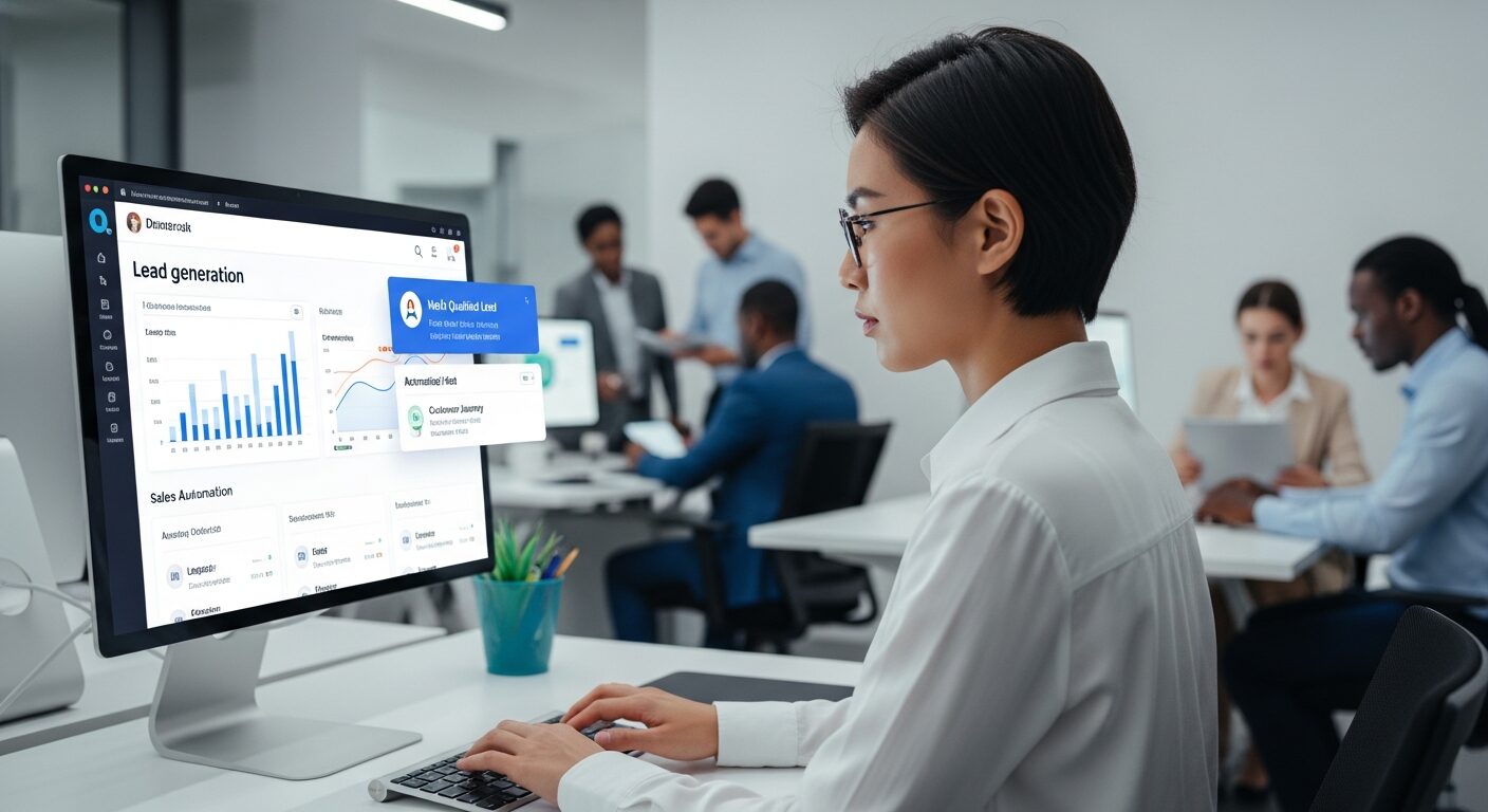 CRM with lead generation and automation features