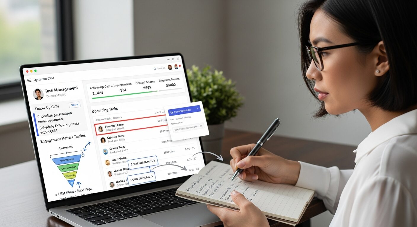 How to use CRM task management for lead nurturing