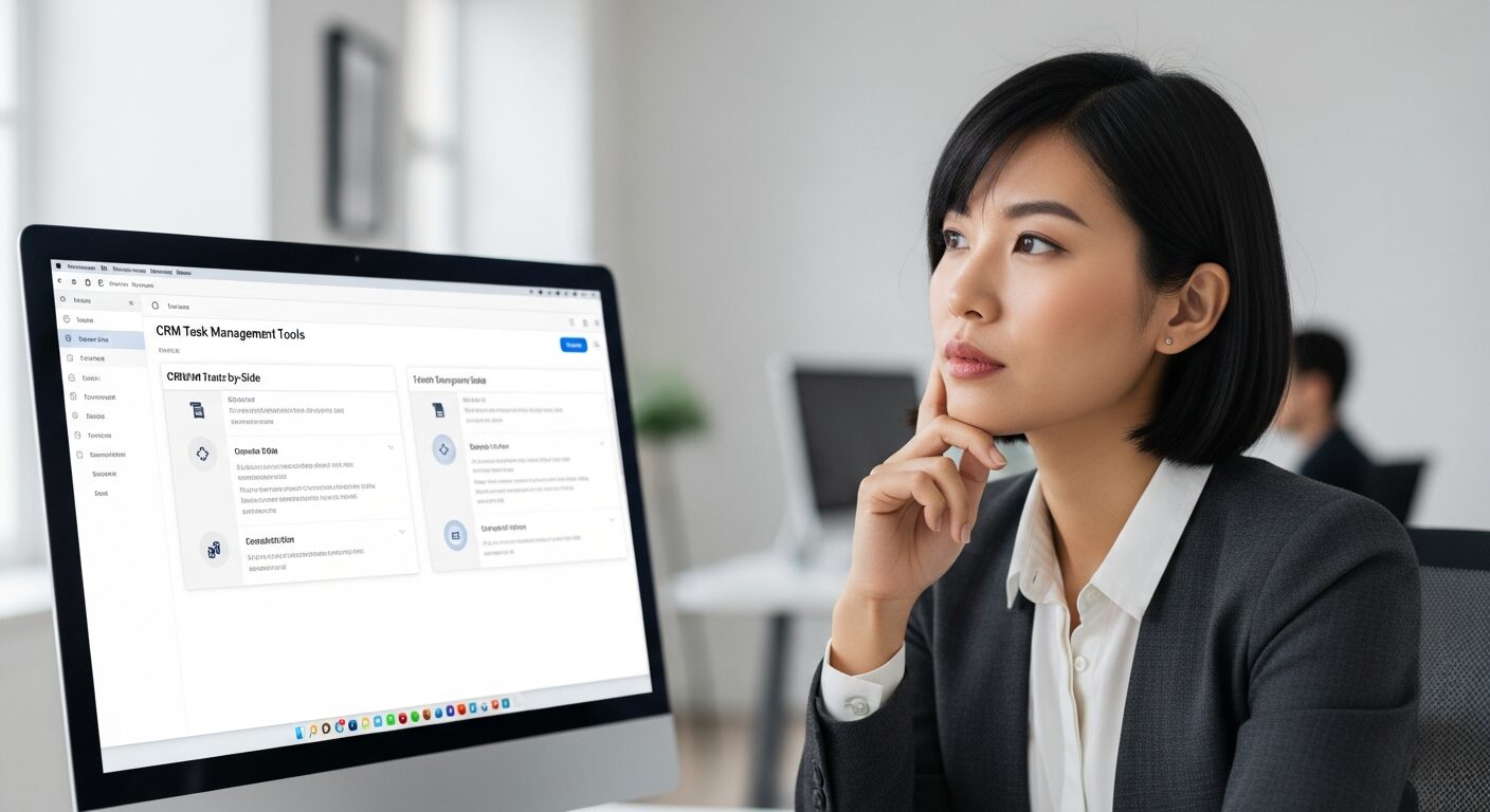 CRM task management comparison for SDRs