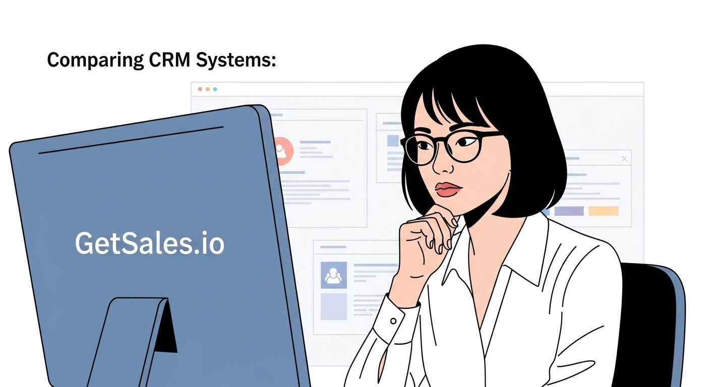 Comparing CRMs for sales teams: GetSales.io vs. others